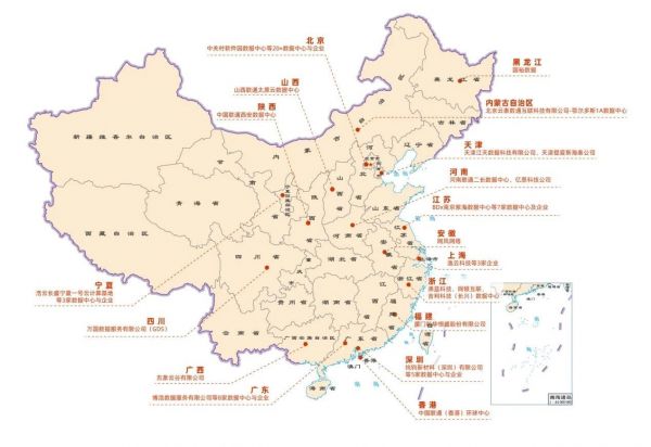 “算力产业点亮计划”地图